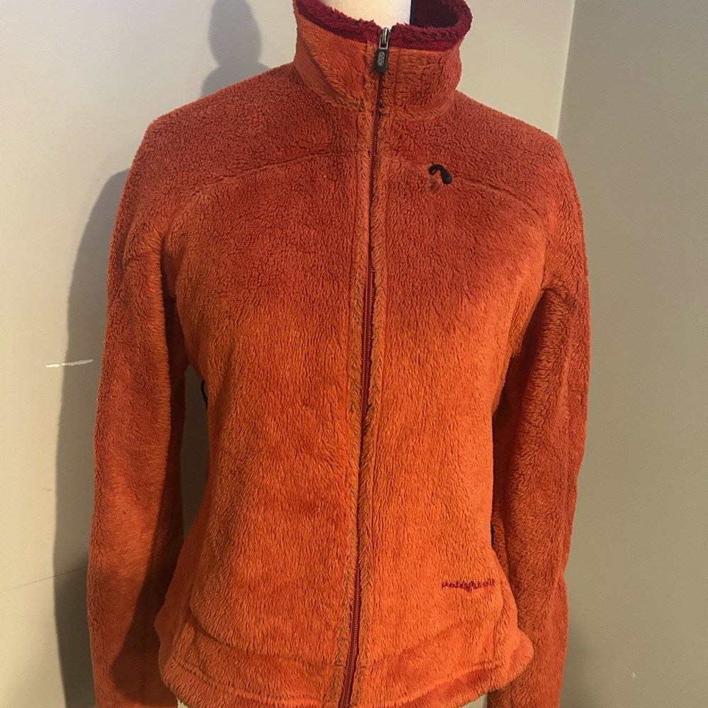 Patagonia Women's Vibrant Orange Teddy Jacket